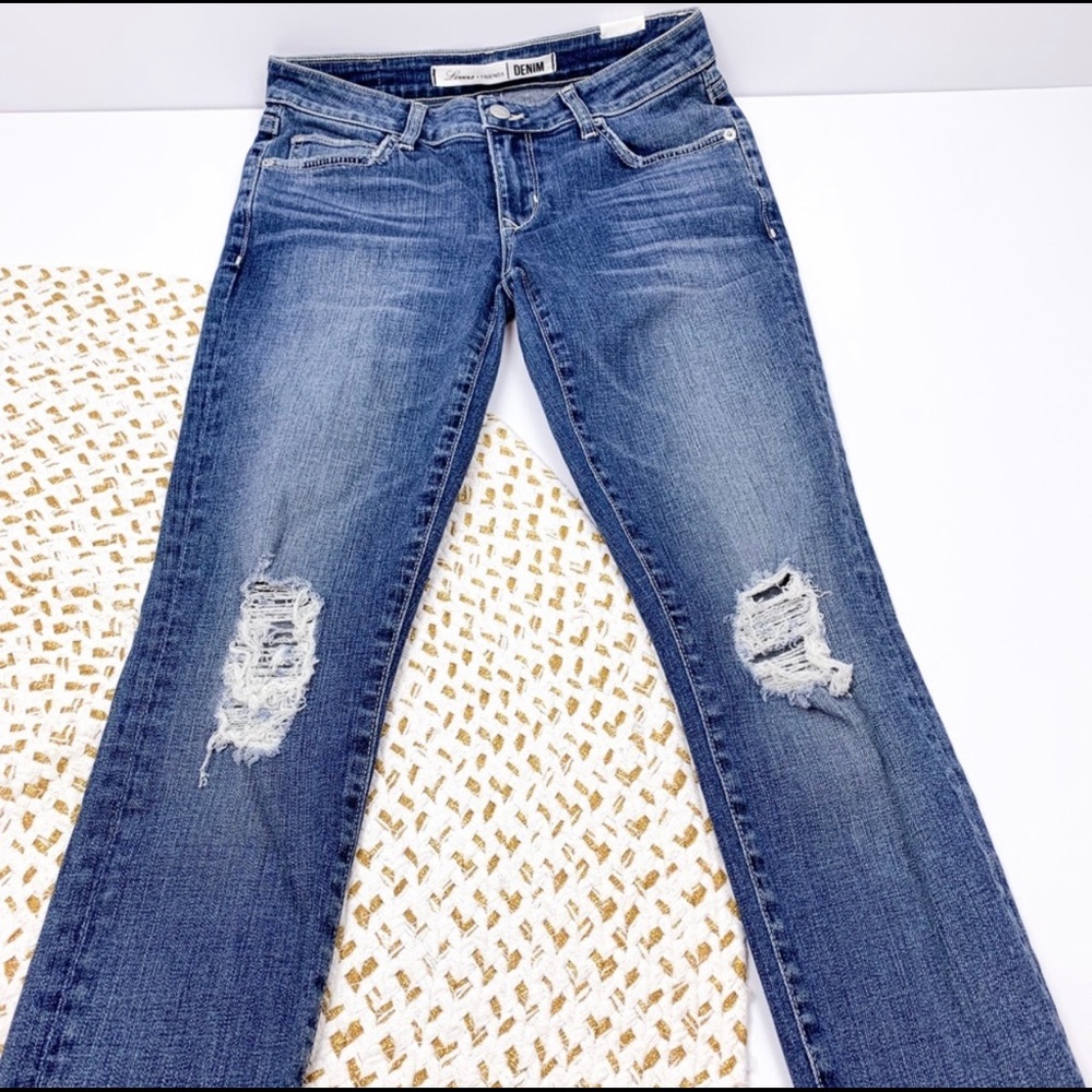 Lovers + Friends Ricky Distressed Jeans Revolve - Picture 4 of 6
